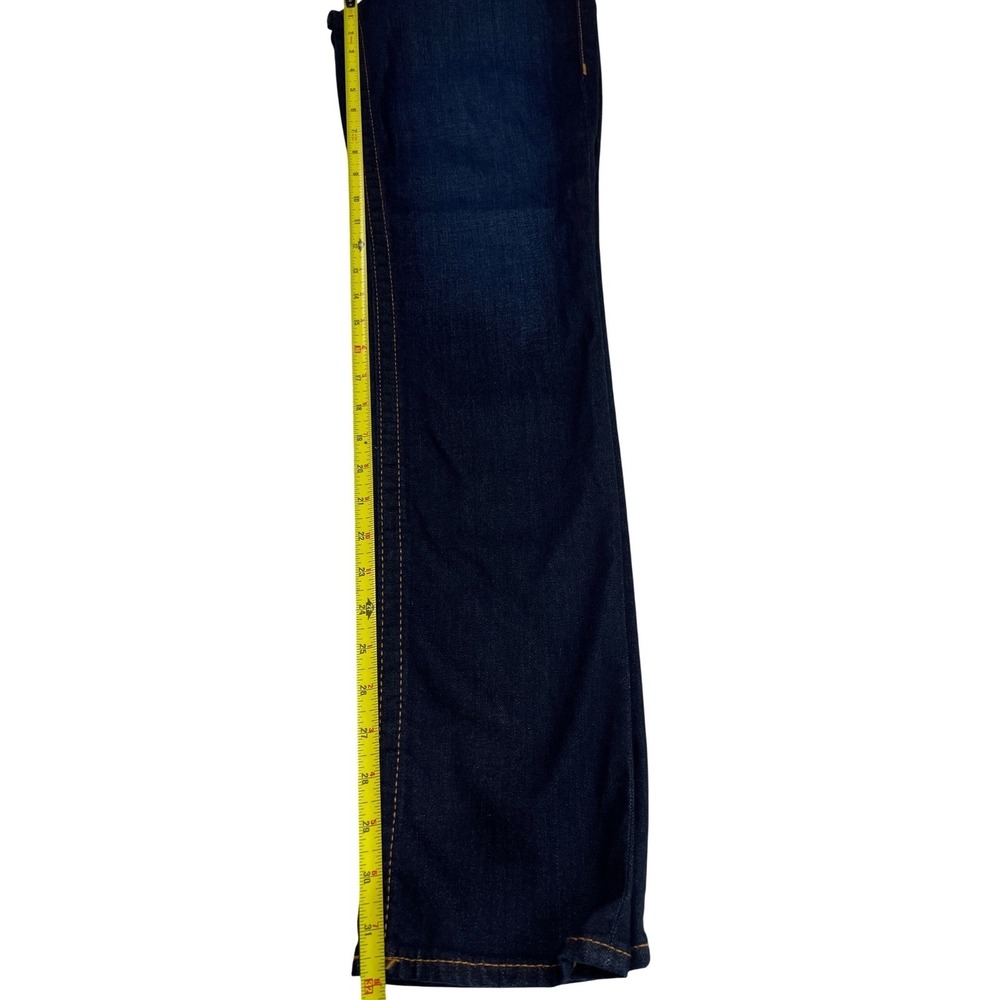 True Religion Skinny Jeans Women 32 Blue Logo Waistband Super Stretch Denim PF17 - Picture 9 of 16